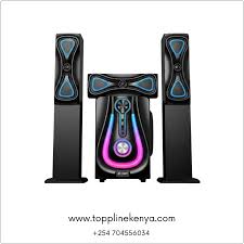 Artel AT-109T 3.1 CH Tall Boy Wooden Cabinet Multimedia Speaker System – Premium Acoustic Home Theater Sound System with Bluetooth, Deep Bass Subwoofer, FM Radio, USB, and AUX Input