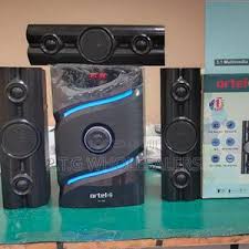Artel AT-108 3.1 CH Wooden Cabinet Multimedia Speaker System – Heavy Duty Acoustic Home Theater Sound System with Bluetooth, Deep Bass Subwoofer, FM Radio, USB, and AUX Input