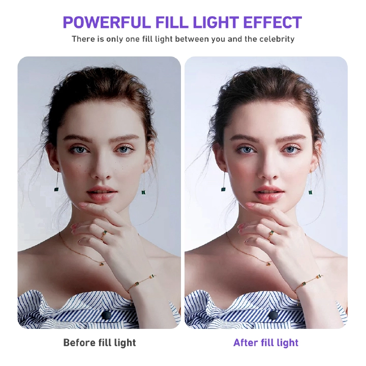4-in-1 (Free Gift: Microphone and Remote) Generic Ring Light 14 Inch for Selfie, Live Streaming, Makeup, YouTube, TikTok Video, and Photography with 2.1M Tripod Stand