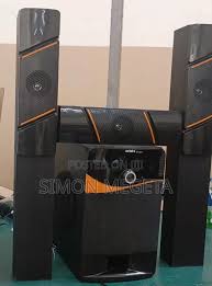 Artel AT-107 3.1 CH Tall Boy Multimedia Speaker System – High Power Home Theater Sound System with Bluetooth, Heavy Bass Subwoofer, FM Radio, USB, and AUX Support