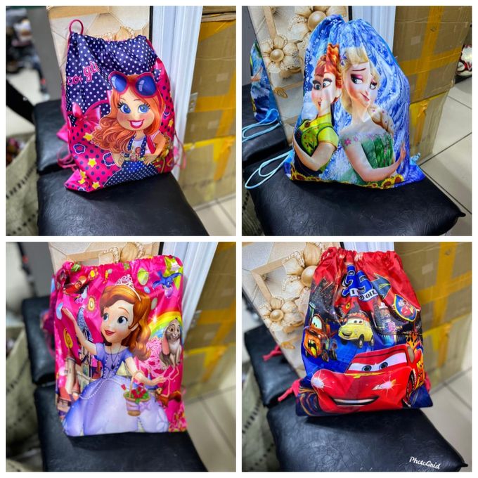 Kids' Cartoon-Themed Drawstring Swimming Bag – Lightweight Waterproof Swim & Sports Bag for Boys and Girls