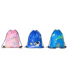 Kids' Cartoon-Themed Drawstring Swimming Bag – Lightweight Waterproof Swim & Sports Bag for Boys and Girls