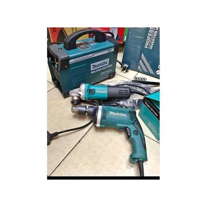 Makita 3 In 1 Welding Machine Combination Set Include Welding Machine, Grinder And Drill 710W