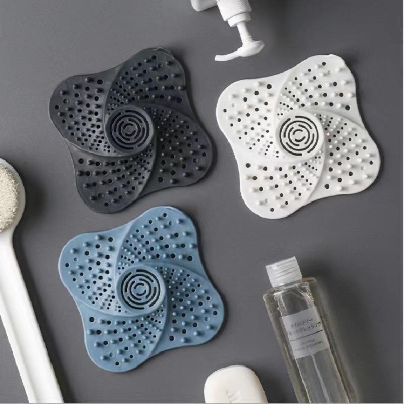 Floor Drain Bathroom Hair Catcher – Anti-Clog Shower Drain Cover & Sink Strainer Filter