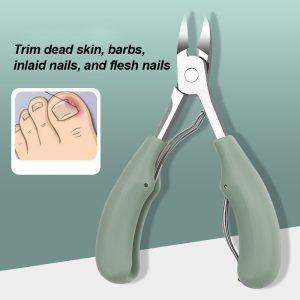 Stainless Steel Cross-Border Nail Clippers – Professional Manicure & Pedicure Set with Zipper Bag