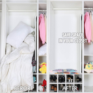 10Pcs Vacuum Bags Wardrobe Closet Storage Compression Bags with Free Manual Pump