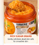 DR. DESS Turmeric Sugar Scrub Bath Brightening & Lightening Spa Scrub Exfoliating Body Scrub.