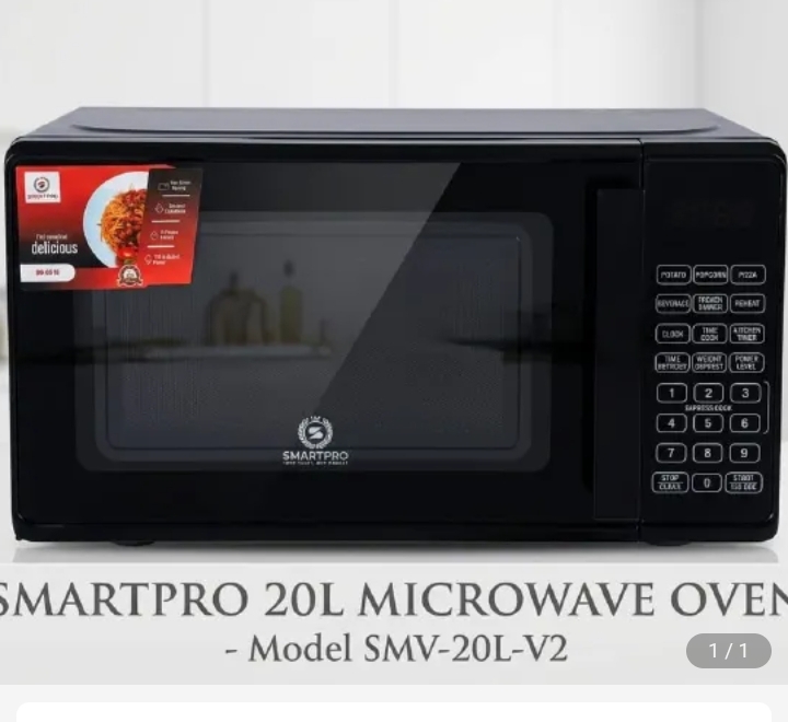 🔥 SMARTPRO 20LMICROWAVE OVEN - 🔥 FAST & EASY DEFROST FUNCTION ! 🔥✅ Quick Thawing -Defrost meat , chicken & frozen foods in minutes 🔥✨ Even heating -Prevents overcooking edges 🔥✅✨