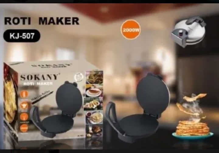 🫓 Sokany Chapati Maker – Quick, Easy & Perfect Chapatis Every Time 🔥 Make soft, delicious chapatis in minutes with the Sokany Chapati/Roti Maker ✨ Perfect for busy homes, restaurants & quick meals