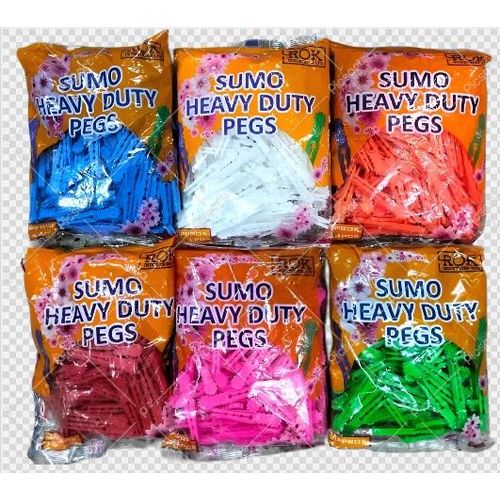 CLEARANCE OFFER PEGS ~ A packet of Heavy-duty plastic clothes pegs (144pcs).