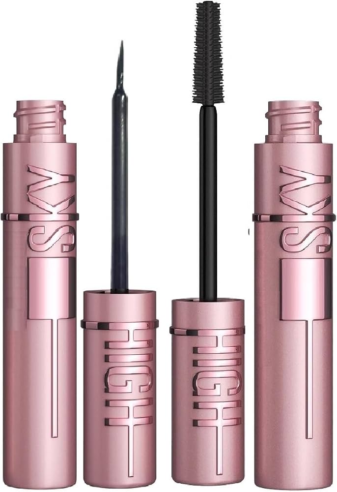 2 in 1 makeup women  Eyeliner + Mascara + Free Eyebrow pencil