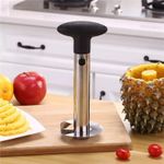 Stainless Steel Pineapple Corer & Slicer - Multicolour, 2-in-1 Kitchen Tool