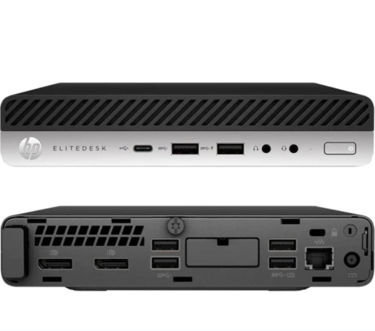 HP EliteDesk 705 G4 AMD Ryzen 5 PRO 2400G APU 8GB RAM 128GB SSD Desktop Mini PC