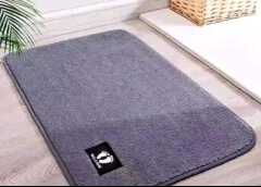 QUALITY DOORMATS;- Anti Skid Doormat 50cm * 80cm. It is very soft for a warm and cozy living space and easy to care for. Add a chic, fresh touch to your room