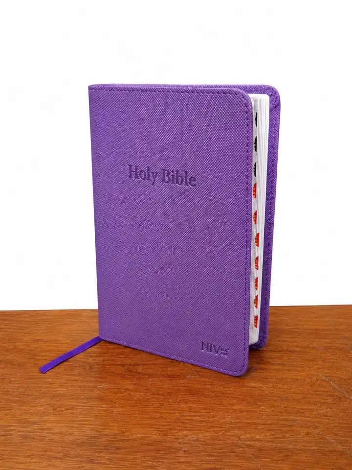 The New International Version (NIV) Medium  with Thumb Index is a practical and easy-to-use Bible designed for everyday reading, study, and church use. Its medium size makes it comfortable to carry.