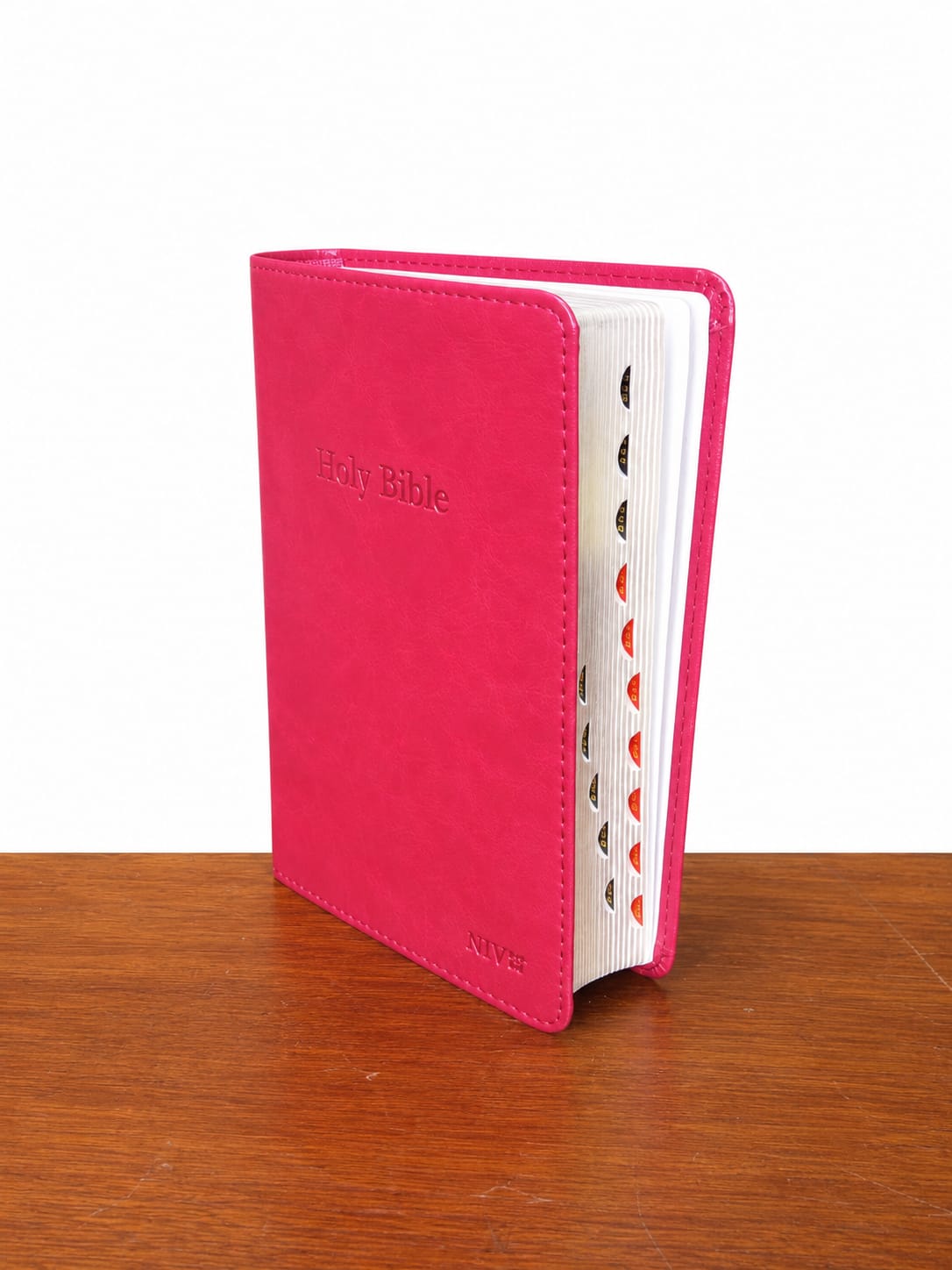 The New International Version (NIV) Medium  with Thumb Index is a practical and easy-to-use Bible designed for everyday reading, study, and church use. Its medium size makes it comfortable to carry.