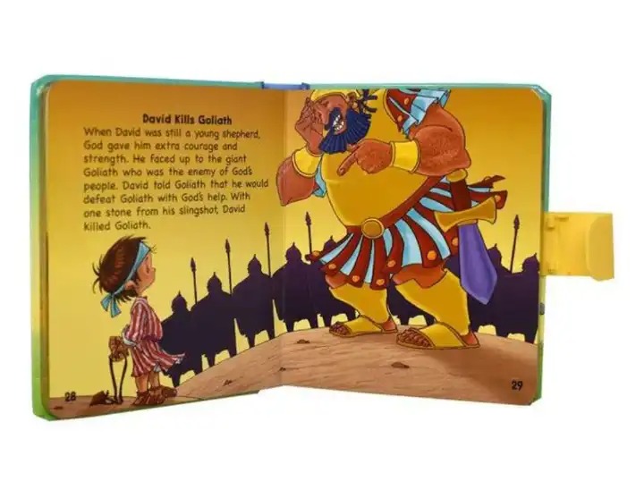Simple, easy-to-understand language that children can follow.
Bright, full-color illustrations that bring Bible stories to life.
Well-known Bible stories from both the Old and New Testaments