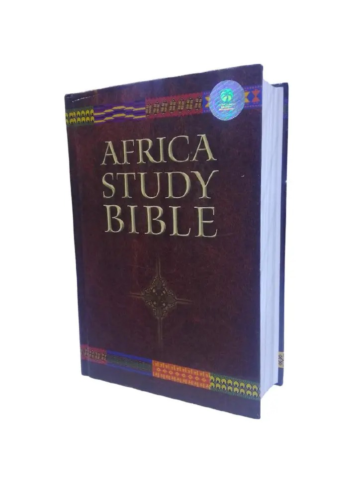 AFRICA STUDY BIBLE NEW LIVING TRANSLATION (NLT) Has book introduction,application notes that helps on how to apply biblical truth to everyday life situations and articles that provide practical guide.
