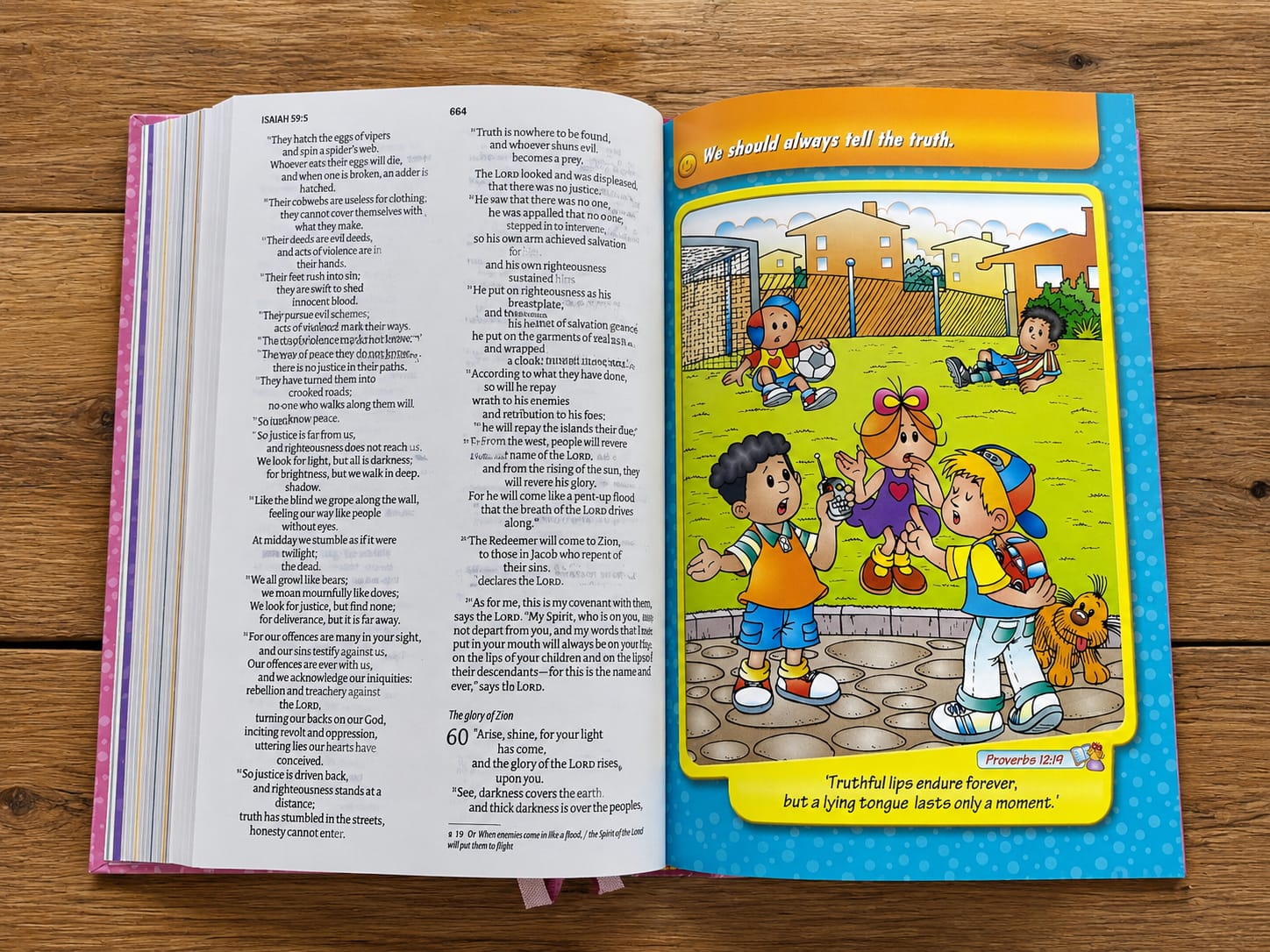 The Joy Children’s Bible is a colorful and engaging Bible designed to help children discover God’s Word in a simple and enjoyable way. With child-friendly stories and illustrations.