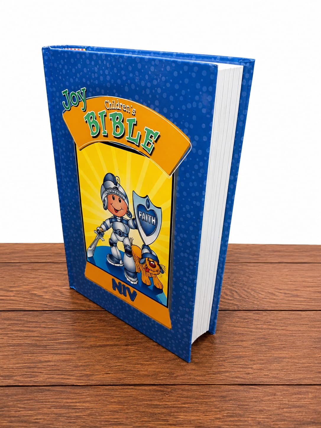 The Joy Children’s Bible is a colorful and engaging Bible designed to help children discover God’s Word in a simple and enjoyable way. With child-friendly stories and illustrations.