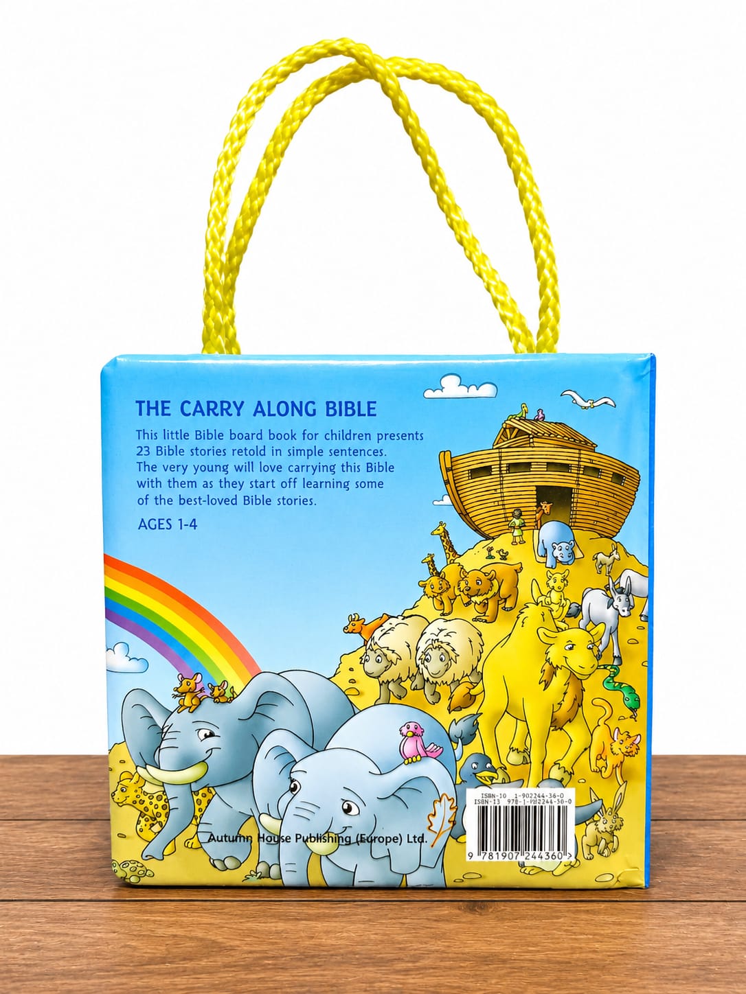 The Carry Along Bible – Kids’ Bible-This colourful kids Bible features delightful illustrations of Jesus and children, bringing beloved Bible stories to life in a way young readers enjoy & understand.