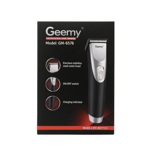 Geemy GM-6008 Cordless and non cordless Rechargeable Shaver – Professional AC/DC Electric Hair Clipper & Trimmer for Men | High-Precision Grooming Tool with Powerful Motor & Long-Lasting Battery"