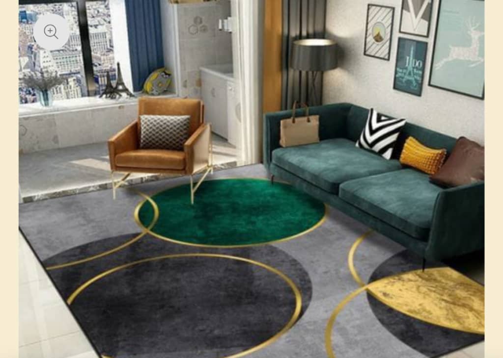 High Quality 7*10 Luxurious 3D Carpet for Living Room Bedroom Mat Indoor Washable Floor Home and Decor Mat Size 7x10