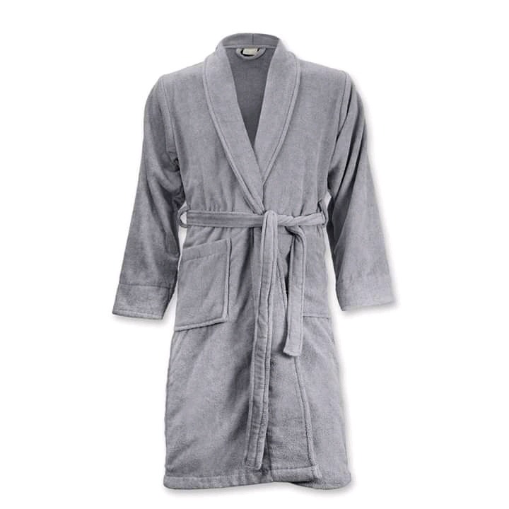 Mens/ Women's Fleece Bathrobe Long Shawl Collar bathing Robe, bathing gown, use as bathing towel