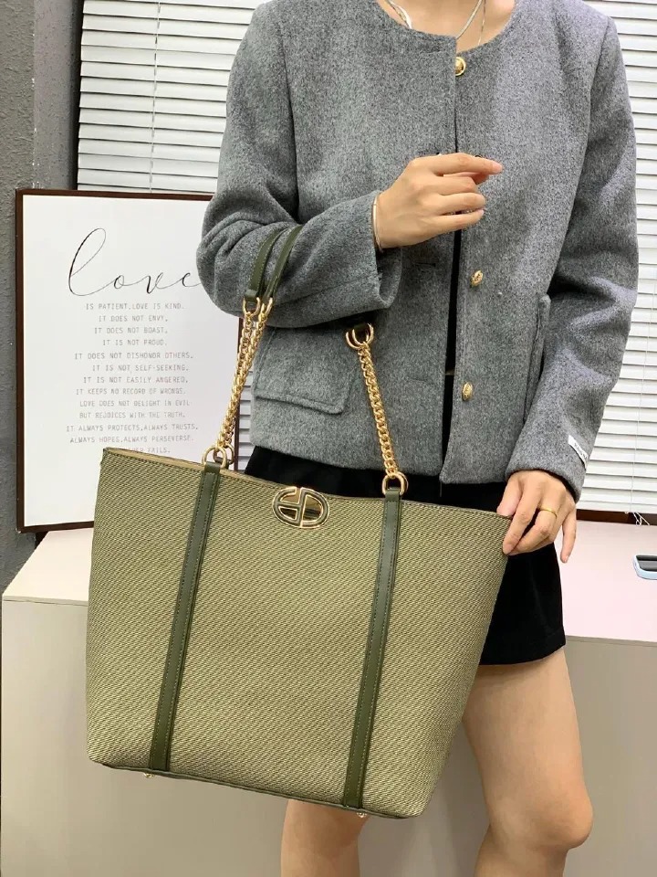 2in1 Classic Trendy Ladies Handbag Women Shoulder Bag Strap Adjustable Fashion Bag Zipper Closure Girls Crossbody Bag with Purse or Wallet Bag
