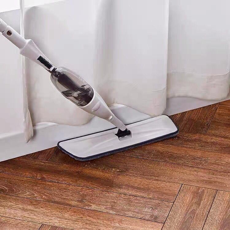 Wet & Dry use  Water Spray Mop NEW Sliding Type Self-cleaning Household Squeeze Water Lazy Dusting Tool Large Size