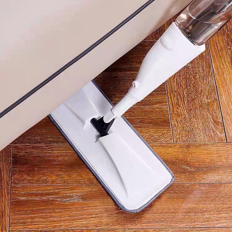 Wet & Dry use  Water Spray Mop NEW Sliding Type Self-cleaning Household Squeeze Water Lazy Dusting Tool Large Size