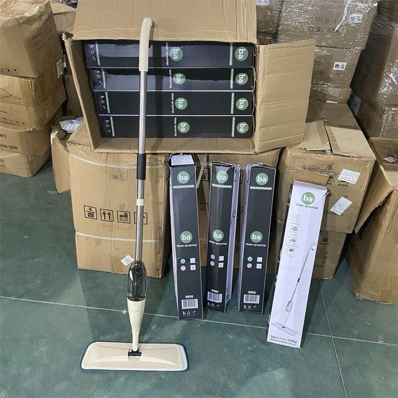Wet & Dry use  Water Spray Mop NEW Sliding Type Self-cleaning Household Squeeze Water Lazy Dusting Tool Large Size