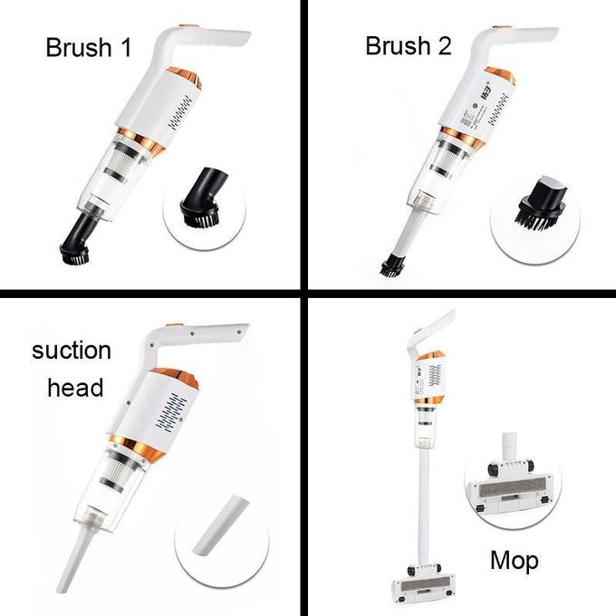 120W Cordless Handheld Vacuum Cleaner - 7500Pa Suction, Rechargeable, 2-in-1 for Home & Car, Multi-Use