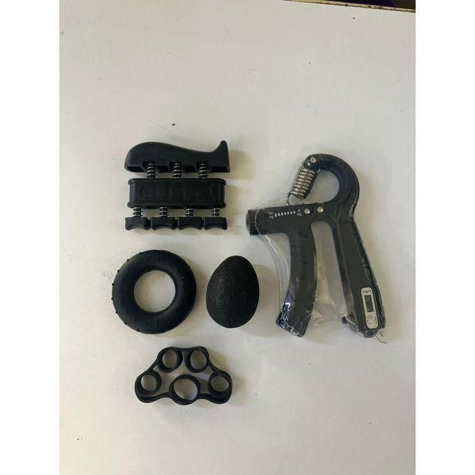 5pc Hand Grip Strengthener 5-60kg Adjustable Hand Gripper, Finger Stretcher, Stress Relief Grip Ball for Athletes Musicians Forearm Trainer Hand Exerciser Premium Design