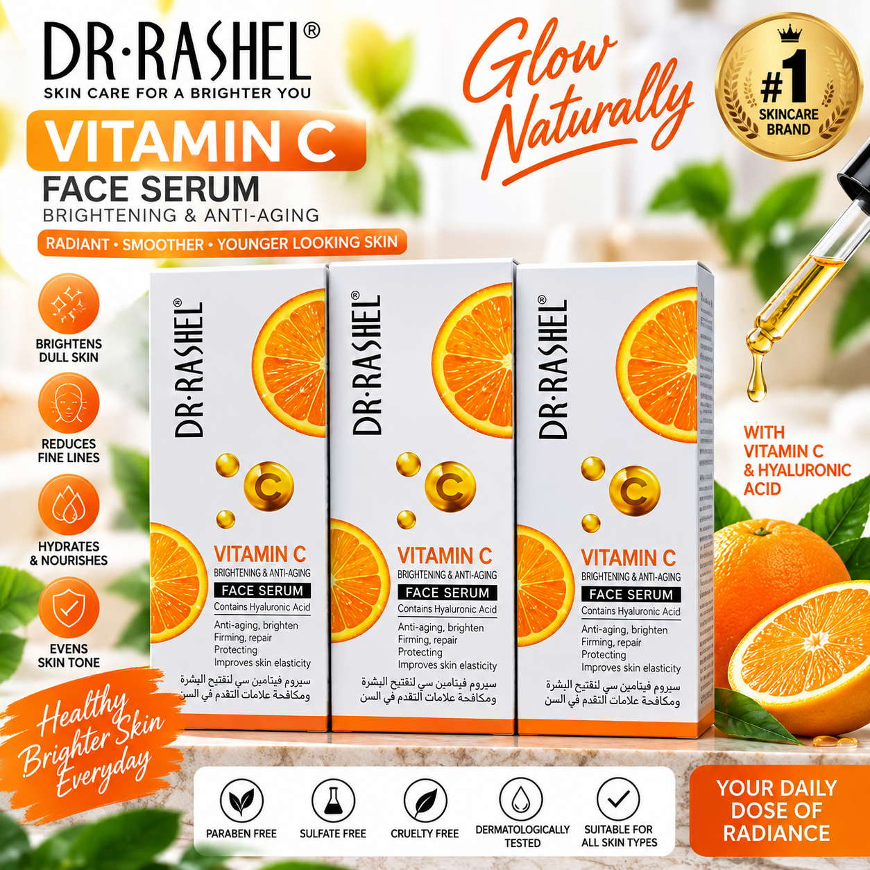 Dr. Rashel Vitamin C Face Serum (Anti-Aging)
