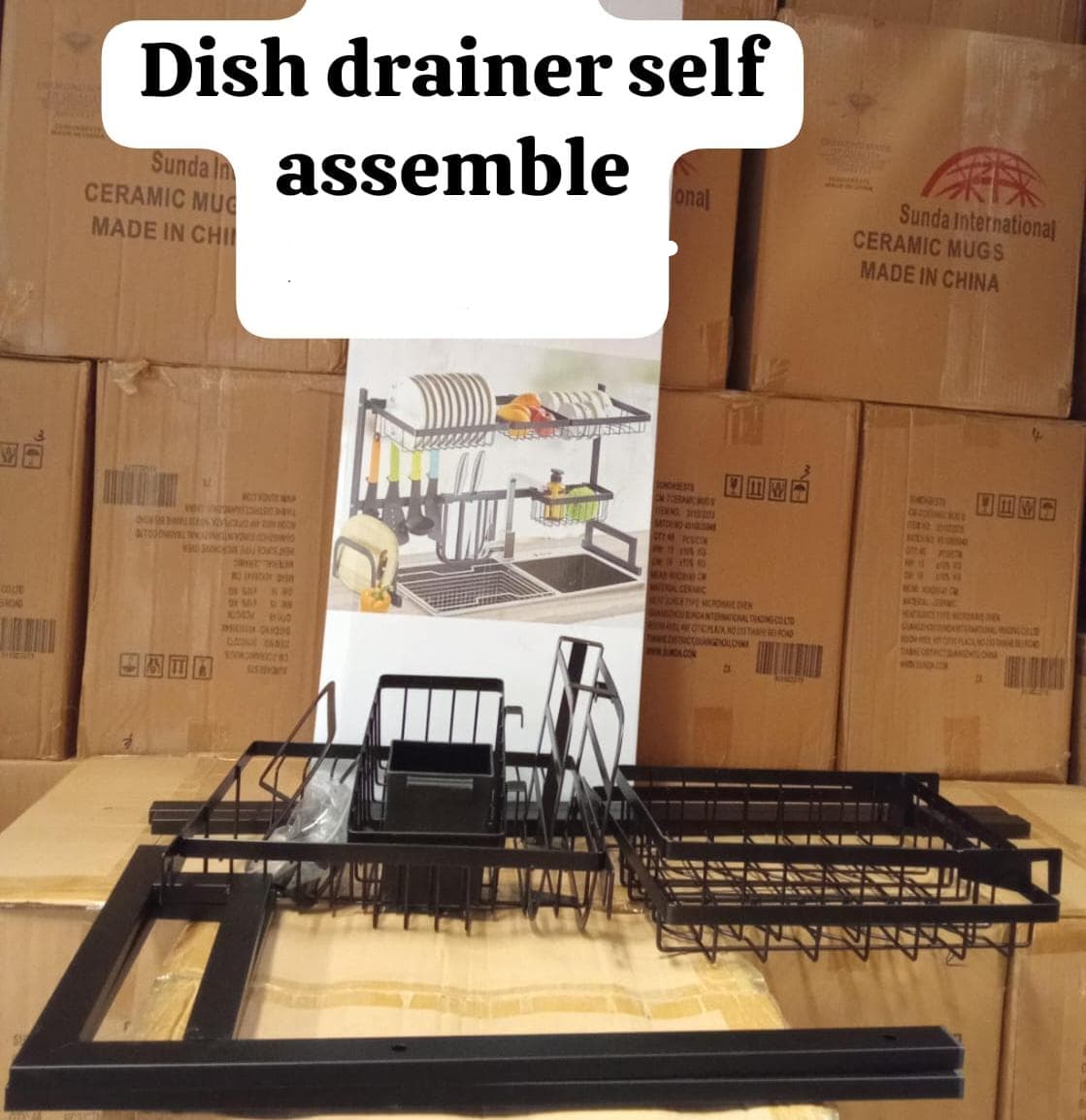 DISH DRAINER ABOVE THE SINK – 85CM

Keep your kitchen neat, organized, and clutter-free with this 85cm Over-the-Sink Dish Drainer. Designed to maximize space, it fits conveniently above your sink, all