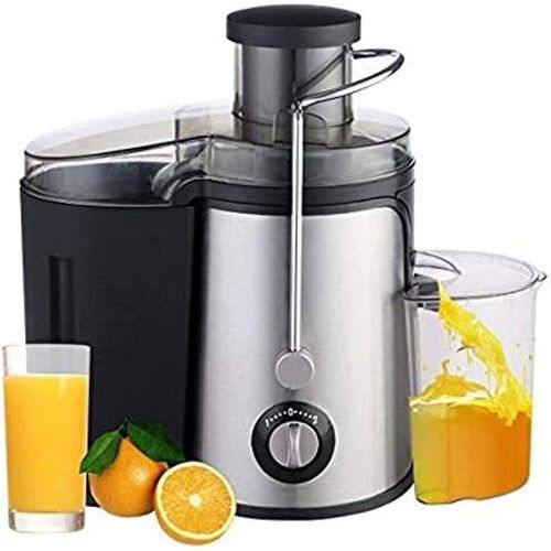 💪Sokany SK-4000 Heavy Commercial Slow Juicer Juice Extractor, Juicer 800 W for Fruit and Vegetables Stainless Steel, Large 65 mm Filling Opening, 450 ml Juice Container and 2 Speed Levels, Black💪