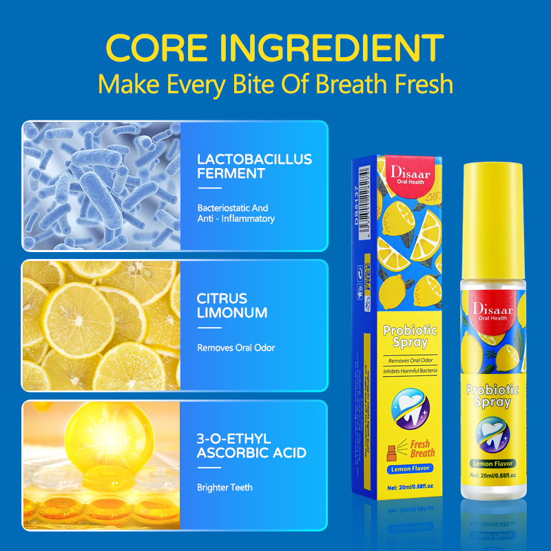 Bad Breath Protection Mouth Spray - Fresh Breath - Proven Effectiveness - Aerosol Free - Sugar Free - 20ml