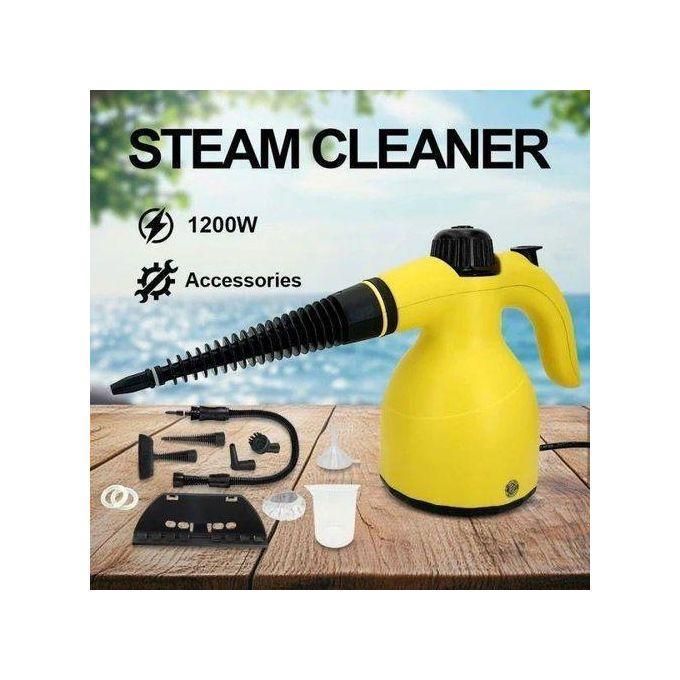Handheld Portable Steam Cleaner, High Pressure Steamer for Cleaning with Multi-Purpose Accessory Kit & Extension Hose, Chemical-Free Deep Cleaner