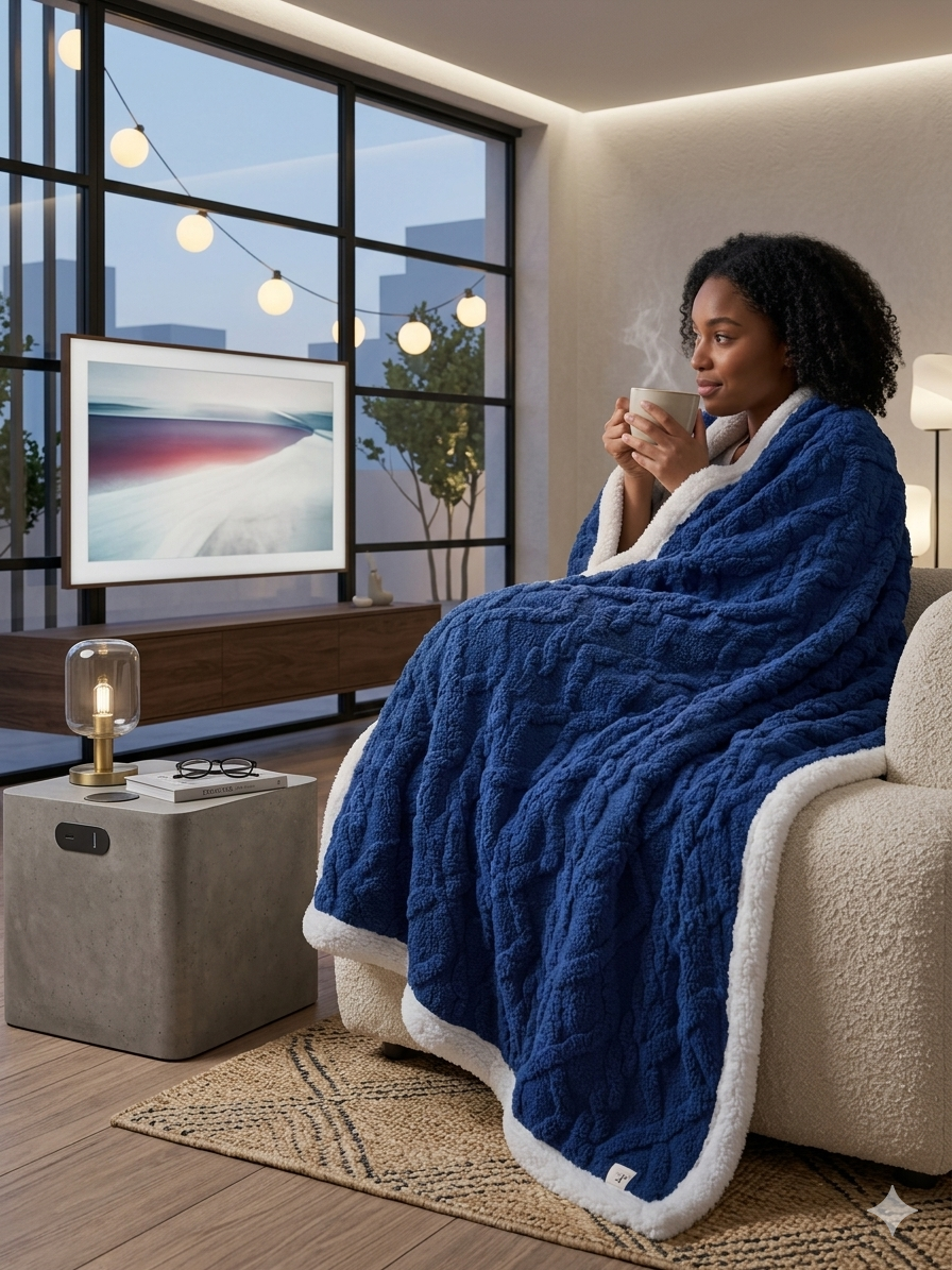 Sharper Fleece Blanket – Cozy Plush 6×7 Feet Soft Throw Blanket, Order today and enjoy warmth and ultimate comfort every day!