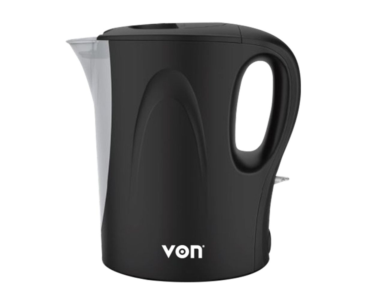 PREMIUM QUALITY✨✨VON VSKC17BNK 1.7L Upright Corded Kettle - 2200W - Black🩸🩸feature automatically turns the kettle off if it doesn't contain enough water. It has an indicating light to show when the