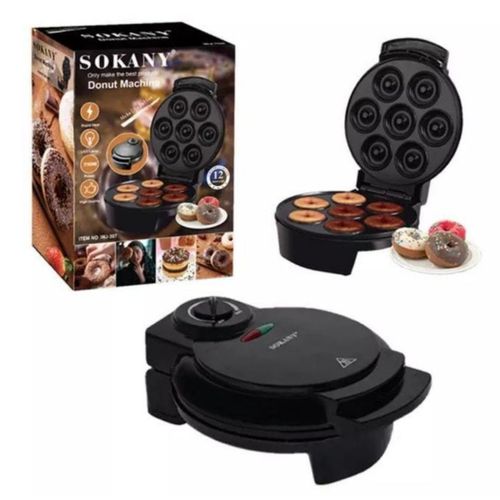7 Slots Donut / doughnut Home Cake Maker Machine Dessert Snack ~