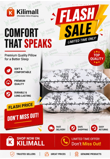 12th Anniversary FLASH SALE DEALS!!! DEALS!!!!Set Of 2 Bed Pillow Soft Fluffy Queen  Home Neck Support Deep Sleeping 5 Star Polyester Filling Firm Customizable Hotel Bed Pillow