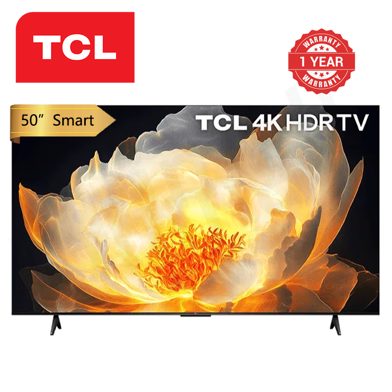 TCL 50" Inch 50V6C 4K ULTRA HD Smart TV with Google  Dolby Vision, Atmos, HDR Pro+, Game Accelerator Enhanced Gaming, Voice Control
