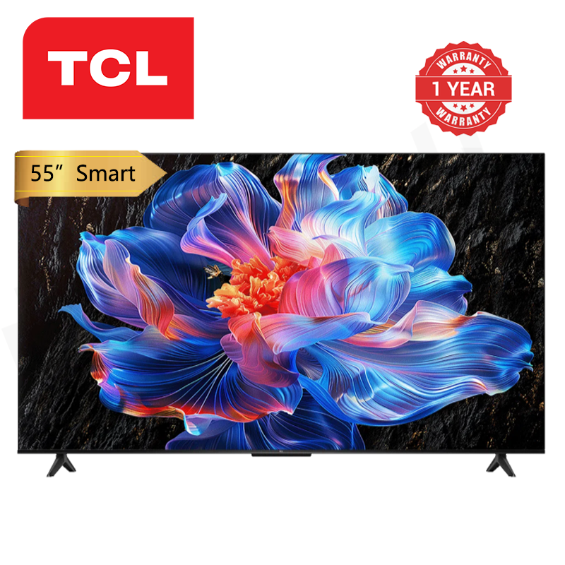 TCL 55 Inch 55V6D 4K LED Smart TV 2026 Model LED Display Google TV OS Dolby AudioTechnology