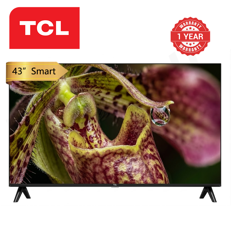 TCL smart tv 43 Inch Dolby Audio Dynamic Color Enhancement HDR 10 TV 43S5K 2K QLED 2.0 Google smart Frameless edgeless design  google tv  AIPQ 2.0