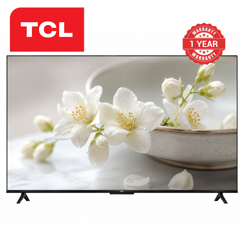 TCL 75 Inch Smart TV 75V6D 2026 Model 4K LED Display Google Television OS Dolby Audio Technology WIFI Connectivity
