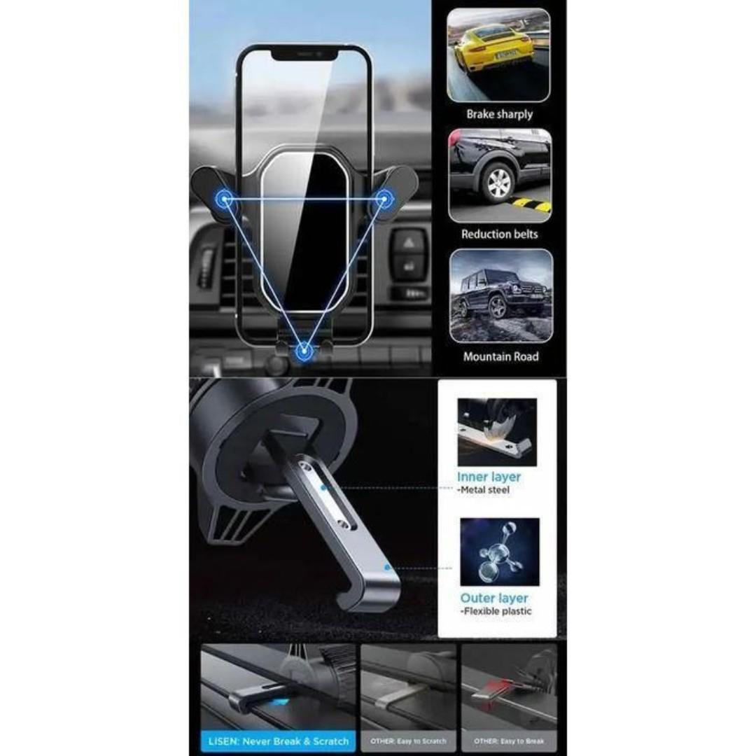 Best Offer cheap best quality car vent mobile/smart phone car holder  Car Phone Holder Mount Stand For GPS Telefon Mobile Cell Support For IPhone 13 12 11 Pro Xiaomi/Samsung 360-Degree Adjustable