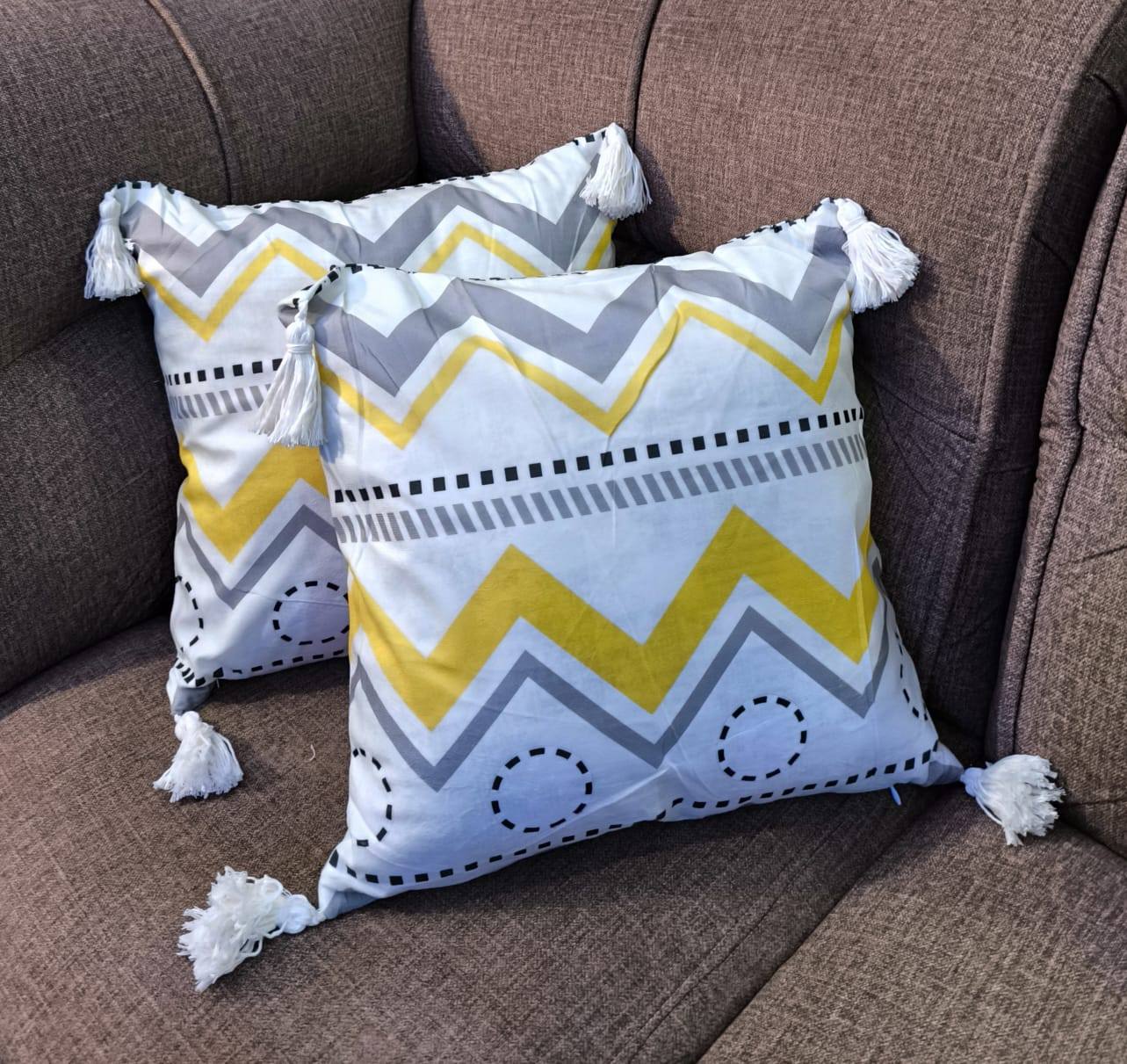 Decorative Elegant Throw Pillow Cases Only 2Pcs