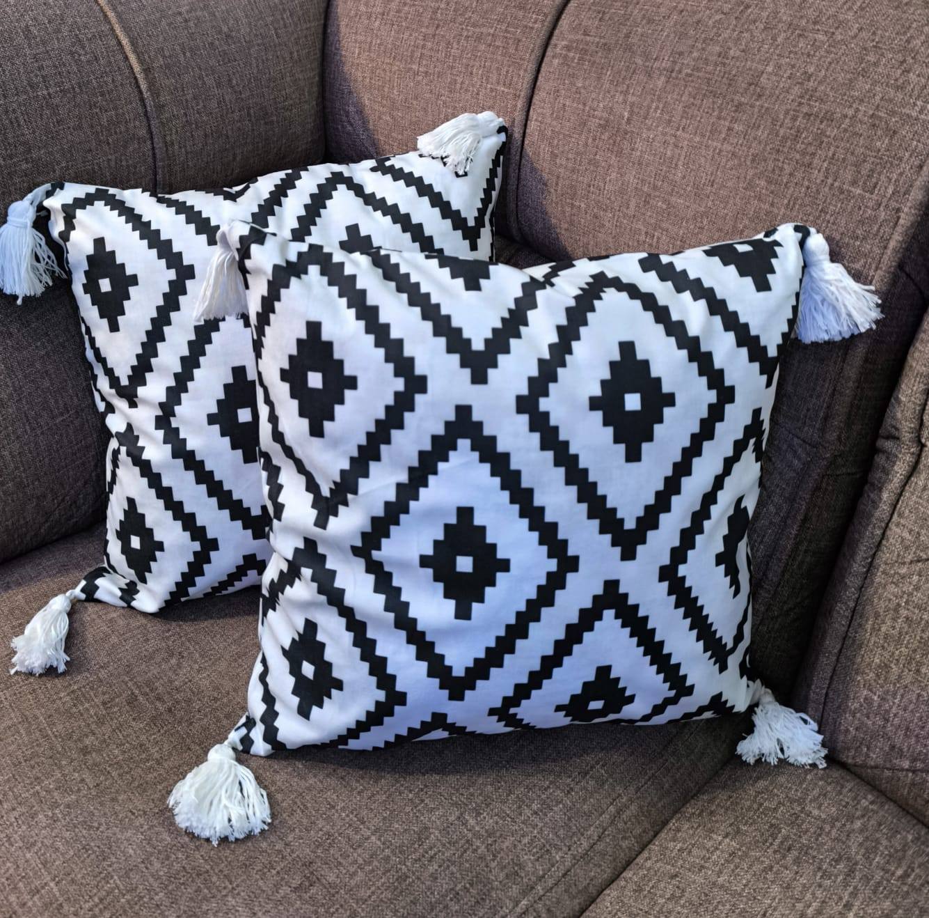 Decorative Elegant Throw Pillow Cases Only 2Pcs